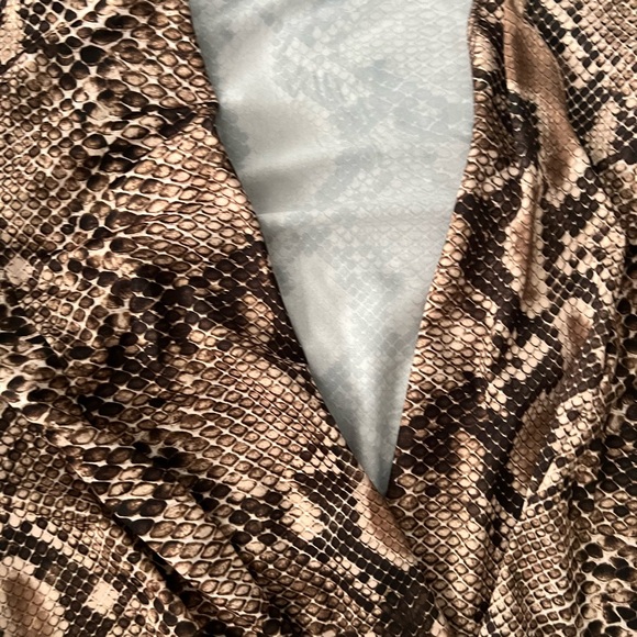 L - ZARA snake print bodysuit - Picture 2 of 3